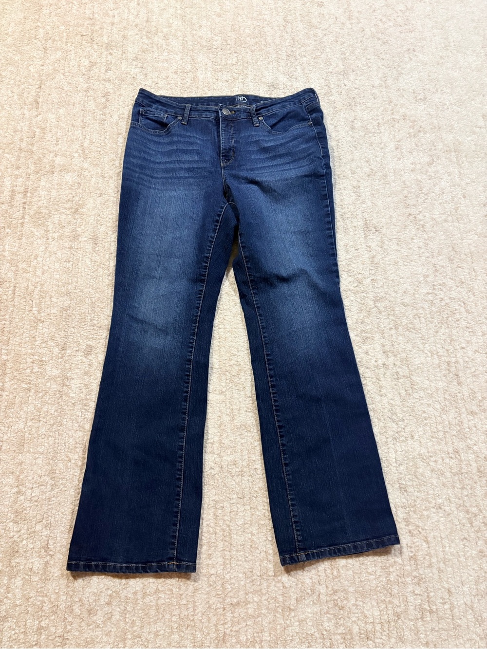 New Direction Classic Women's Dark Blue Bootcut Jeans